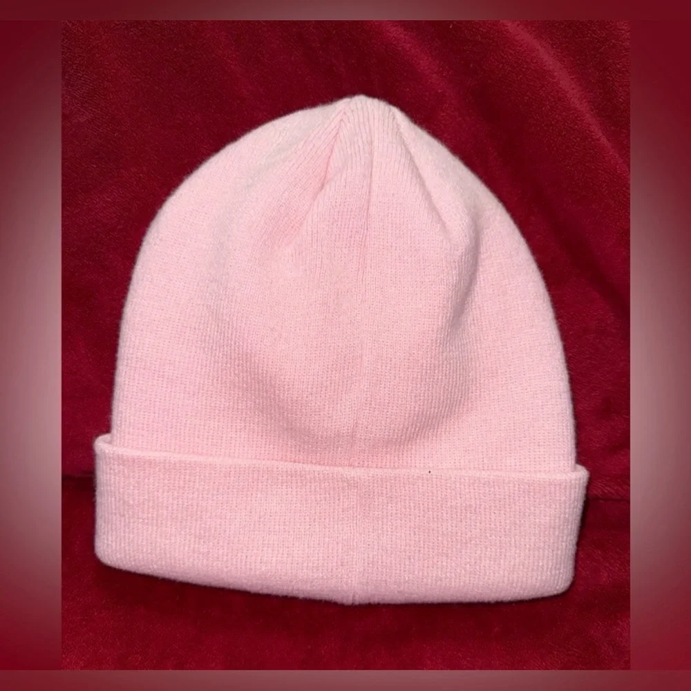 PLAYBOY Peekaboo Bunny Soft Pink Knit Beanie- NWT